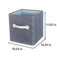 thumbnail image 3 of GFHFHITJ Storage Cubes,Foldable Fabric Bins Multi-Color Organizers Decorative Organizing Baskets For Shelves For Closet, Utility Room, Storage Room, 3 of 7