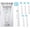 White, variant on Brushmo Gentle Clean Replacement Toothbrush Heads, Compatible with Oral B iO Series Electric Toothbrush Handles, Plaque Removal, Gum Care, BMiOS, 6-Pack, White