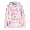 thumbnail image 1 of Sudadera Kawaii Sanrios Hello Kitty Unisex, Sudadera con capucha de Anime Kuromi Cinnamoroll My Melody, regalo de cumpleaños de dibujos animados, 1 of 4