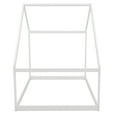 thumbnail image 7 of Euroco Wood Full Size House Bed for Kids, White, 7 of 7