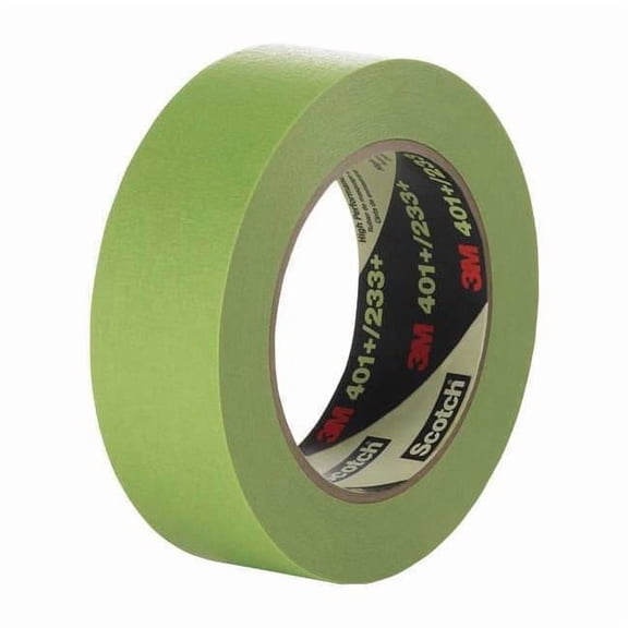 3m Masking Tape,1 7/8" W,60 yd L,Green 401