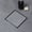 Tile Insert Grate-6 inch, variant on Linear Shower Drain Black Tile Insert Grate 54 inch