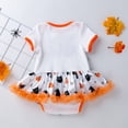thumbnail image 7 of Toddler Baby Girls Outfits My First Halloween Letter Witch Hat Tutu Skirt Dress Set with Headband and Socks Clothes Set for Infants 6-12 Months, 7 of 7