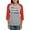 Heather/Red, variant on CafePress - Proud Army Grandma Black Long Sleeve T Shirt - Womens Baseball Tee