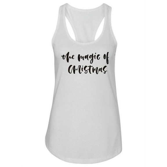 The Magic Of Christmas.  Tank Women -Image by Shutterstock, Female Large