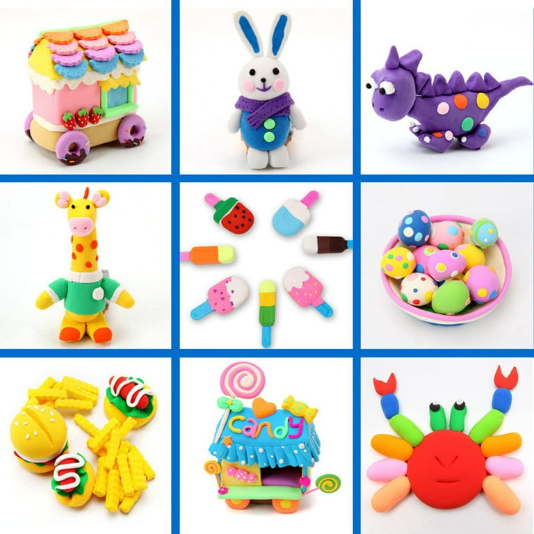 Multiple Colors Plasticine Soft Clay Super Light Modeling Play Dough Kids  Toys - China Plasticine and Light Clay price
