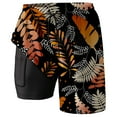 thumbnail image 3 of Kcolen Mens Swim Trunks 5 Inch 3 Pack High Elastic Waist Mens Swim Shorts Loose Mens Swimwear Men's Swim Trunks Summer Beach Oversized Swimwear, 3 of 4
