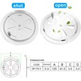 thumbnail image 2 of 2 x Grille de Ventilation 125 mm Verrouillable en Acier Inoxydable Rosette Réglable Plaque Ronde Ventilateur, 2 of 5