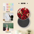 thumbnail image 5 of Glass Refrigerator Magnet 6Pcs Magnetic Fridge Sticker,Decor for Kitchen,Whiteboard,Cabinet,Stained Glass Poppies, 5 of 5
