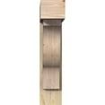 thumbnail image 2 of Ekena Millwork 8"W x 28"D x 36"H Funston Block Rough Sawn Bracket w/ Offset Brace, Douglas Fir, 2 of 25