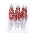 thumbnail image 5 of FVDPWYE 6 Pieces Christmas Droplet Hanging Ornaments DIY Christmas Decor for Holiday Red White, 5 of 9