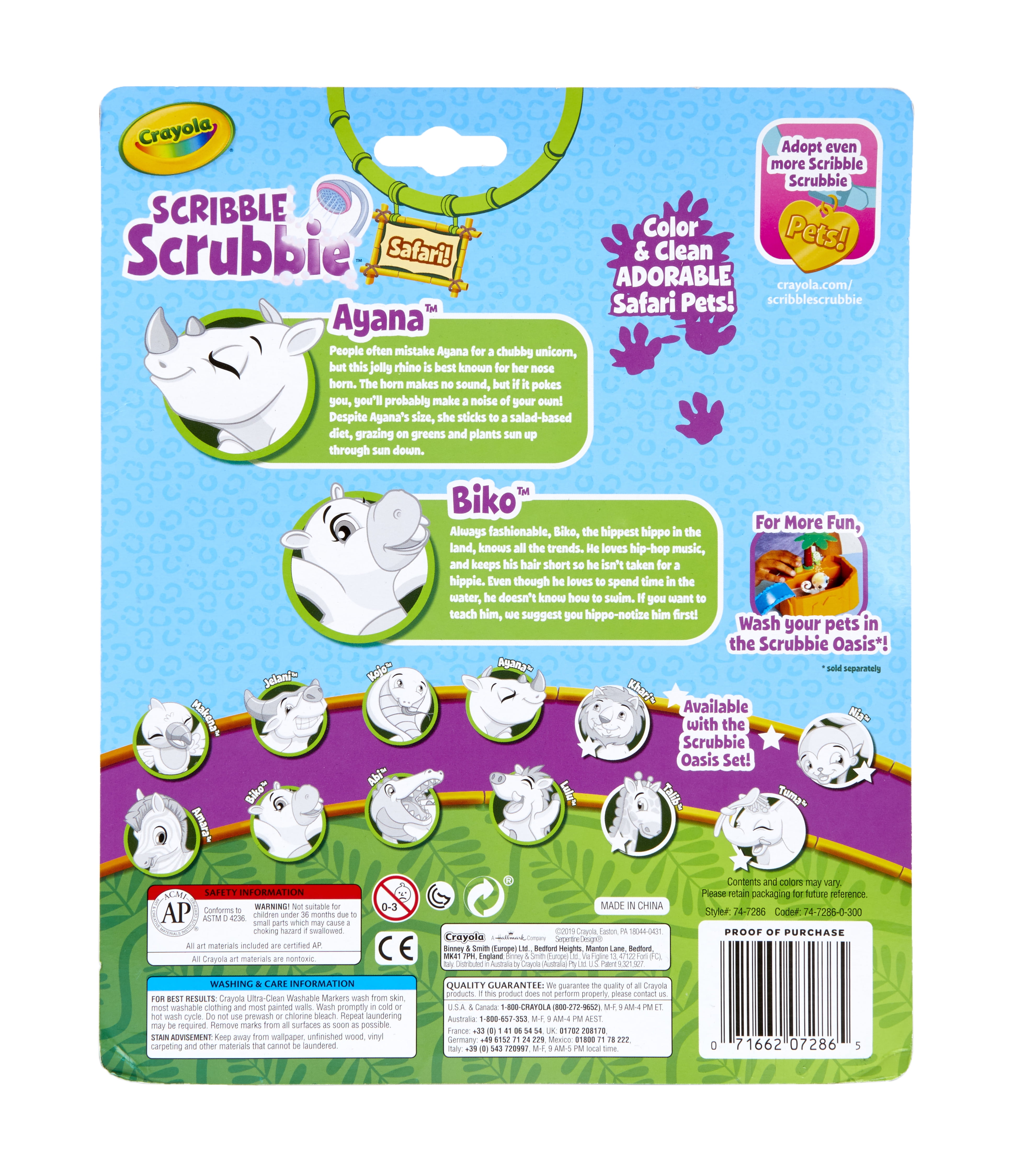 crayola scribble scrubbie pets walmart