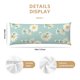 thumbnail image 3 of Fotbe Floral Daisy Funda para Almohada Corporal con Diseño, Funda de Microfibra Ultrasuave de 20x54 Pulgadas, Ropa de Cama Elegante, 3 of 7