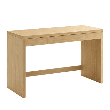 QUNTTINA 47 Inch Farmhouse Computer Desk with Drawer, Wooden Writing Table for Home Office Bedroom Small Space