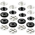 thumbnail image 4 of Shisuyan 20 Pairs Sew-on Snap Buttons Metal Snap Fasteners Clothes Press Studs Buttons, 4 of 8