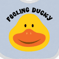 thumbnail image 4 of Inktastic Duck Feeling Ducky Boys or Girls Baby Bib, 4 of 4