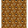 thumbnail image 3 of Zambia Duvet Cover Set, Animals Camel Giraffe Ostrich Graphic Print in Warm Colors, Decorative 3 Piece Bedding Set with 2 Pillow Shams, King Size, Cinnamon Ginger and Black, by Ambesonne, 3 of 3