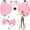 Pink, variant on Slim Waist Twister, Silent Ab Toner Machine, Core Workout Board for Women, Home Gym Equipment for Hourglass Figure & Love Handle Reduction, Blue