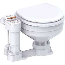 SEAFLO 24V Electric Twist Flush Marine Toilet Boating Head