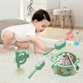 thumbnail image 6 of Danhjin Baby Musical Toys, Musical Toy Set with Hand Pat Drum Rattle and Trumpet, Early Learning Percussion Instrument for Infants Safe ABS Plastic, Christmas Gifts for Newborn Boys and Girls, 6 of 6