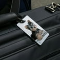 thumbnail image 2 of Yorkie Yorkshire Terrier Puppy Dog Musical Instrument Luggage ID Tags Suitcase Carry-On Cards - Set of 2, 2 of 4