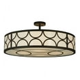 thumbnail image 3 of Meyda Tiffany 132744 Revival Deco Cilindro 4 Light 36" Wide Semi-Flush Drum Ceiling, 3 of 5