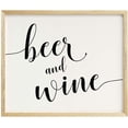 thumbnail image 1 of Darling Souvenir Beer and Wine Wedding Party Sign Bar Signage Party Print - Frame Not Included, 1 of 1