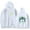 WHITE, variant on TX2 Ghost Hoodie Men's Hip Hop Printing Pullover Hooded Sweatshirts