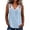 Sleeveless Top # Blue, variant on Sleeveless Tops for Women Lace Patchwork Hollow Out Crochet V Neck Gathered Tank Loose Flowy Blouse Casual Tunic Shirt Strappy Camisole Pleat Elegant Shell