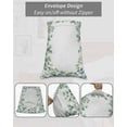 thumbnail image 6 of Sage Green Eucalyptus Body Pillow Case Cover - Microfiber Bed Throw Pillow Covers, Spring Summer Pastoral Leaves Decorative Lumbar Pillow Cover with Envelope Closure for Sofa/Travel 20"x54", 6 of 6