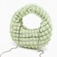 thumbnail image 5 of Bolso de mujer con diseño de nube plegable, bolso verde tipo hobo, bolso con correa de cadena, bolso cruzado, bolso de hombro, 5 of 5