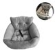 thumbnail image 5 of Caseta De Perro Pequeña Para Coche, Fila Trasera Para Mascotas, Cojín Portátil Delantero, Método De Cama De Doble Propósito Para El Hogar, Cubo De Asiento De Seguridad De Peluche, Protector Cateissary PT001101-00, 5 of 5