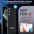 thumbnail image 2 of Crystal Clear Designed for Samsung Galaxy S22 Ultra Case,[Anti-Yellowing][Military Grade Drop-Proof] Slim Fit Soft TPU + PC Shockproof Case-Clear, 2 of 7