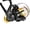Yellow, variant on BIMZUC Freshwater Plastic Plating Lightweight Spinning Fishing Reel Tackle Accessory 5.2:1 Gear Ratio 3 Bearings Anti-Slip Handle Portable Sea Fishing Equipment - Blue (4.53 inches / 11.5 cm)