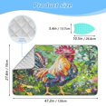 thumbnail image 2 of Ironing Mat Portable Ironing Blanket for Table Top Travel Ironing Pad for Washer Dryer 27.6" x 47.2" Chickens Painted in Oil, 2 of 6