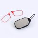 thumbnail image 3 of Gafas de lectura delgadas de silicona suave con clip en la nariz, llavero ligero, gafas de lectura portátiles, 3 of 5