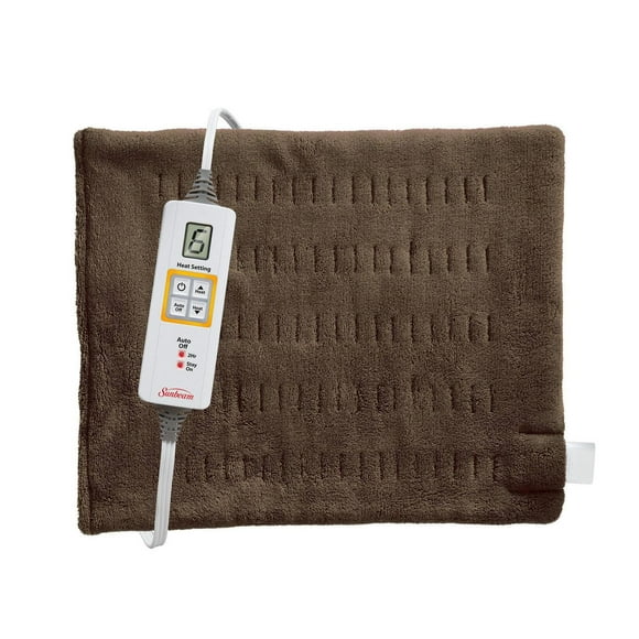 Sunbeam XpressHeat Heating Pad, Standard, Standard Size, 6 Heat Settings