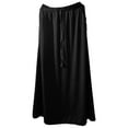 thumbnail image 3 of vigerkar Women's Casual Comfy Stylish High Waist Flare Long Maxi Skirt Black, L, 3 of 9