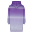thumbnail image 3 of Bovemsi Sweatshirt for Women Long Zip Up Double Zipper Fleece Jacket Sweatshirts Fall Winter Fashion Clothes Zip Up Hoodie, 3 of 4