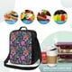 thumbnail image 4 of Fotbe Floral Lonchera Bolsa de Almuerzo para Hombres y Mujeres, Lonchera de Gran Capacidad, Bolsa de Almuerzo Reutilizable, Bolsa Térmica Aislante, 4 of 7