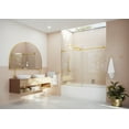thumbnail image 3 of Glass Warehouse GW-B-SLD-72-BB Eclipse 60" High X 72" Wide Sliding Frameless Tub Door -, 3 of 7