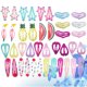 thumbnail image 3 of 40 pinzas para el pelo con lentejuelas y diseño de frutas, brillantes, para niños, estilos variados, 3 of 6