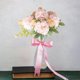thumbnail image 3 of Ramo de flores artificiales de seda, rosas y peonías, decoración de boda de mano, guía de carreteras, decoración de pared, arreglo floral artificial para el hogar, la oficina, fiestas y ceremonias., 3 of 5