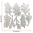 thumbnail image 5 of BQBQERT Tree Leaves Metal Cutting Dies Stencil DIY Scrapbooking Album Paper Card Template Mold Embossing Craft Decoration, 5 of 9