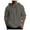 Dark Gray, variant on Hooded Shirts for Men Spring Summer Long Sleeve Lightweight Pullover Hoodies Beach Shirts Linen Shirt
