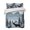 CadetBlue Black, variant on Quilts King Size, Farmhouse Deer Soft Comforter Bedding Set for Bed, Vintage Country Forest Mountain Wooden Lightweight Quilted Bedspread with Pillow Cover(2 Pieces) for All Season, 96x106 Inch