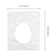thumbnail image 4 of 50 cojines desechables para asiento de inodoro, funda sencilla para inodoro, para viajes de negocios en casa (blanco), 4 of 6