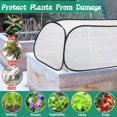 thumbnail image 4 of 2Pcs Winter Garden Row Plants Covers - 45x22x16 Garden Raised Beds Vegetable Rows Covers - Cold-Proof Winter Pop Up Freeze Protection Accelerato, 4 of 7