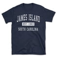 thumbnail image 1 of James Island South Carolina Classic Established Men's Cotton T-Shirt, 1 of 1