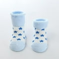 thumbnail image 5 of Unisex Baby Terry Socks 5-Pack for Baby boy and girl 0-12 Months Warm Cotton Socks, 5 of 7